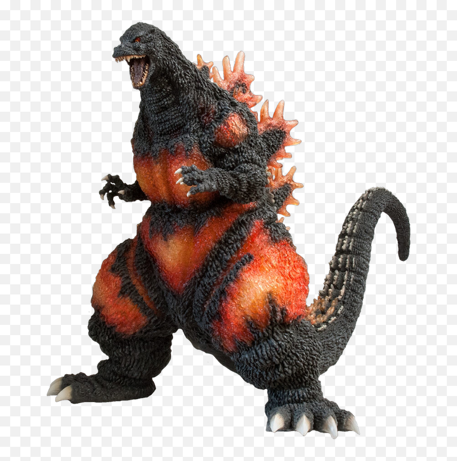 Transparent Burning Godzilla Blank Template - Imgflip Godzilla Png Emoji,Godzilla Emotion Chart