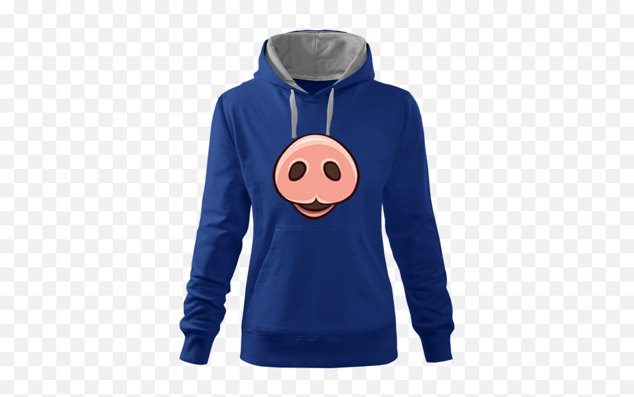 Ladies Hooded Sweatshirt Fruit Of The Loom With Dtg Printing - Sweatshirt Emoji,Emoticon For Ladies