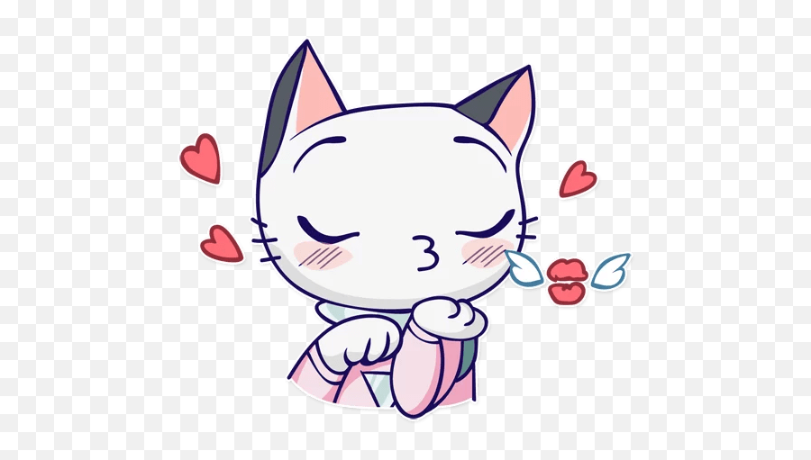 Astro Kitty Stickers - Live Wa Stickers Astro Kitty Stickers Emoji,Facebook Cat Emotions