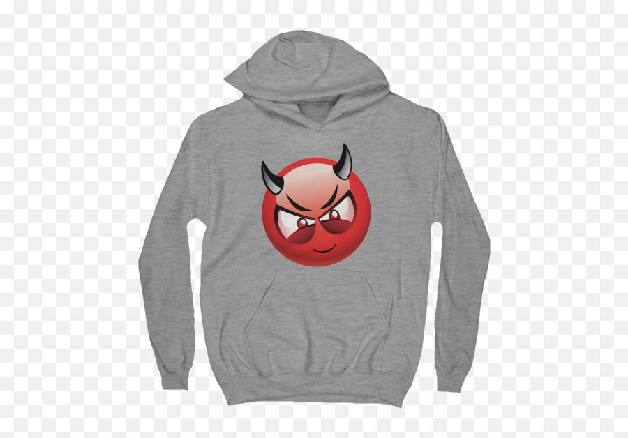 Devil Emoji Storefrontier - Hooded,Coloring Pages Of Devil Emojis