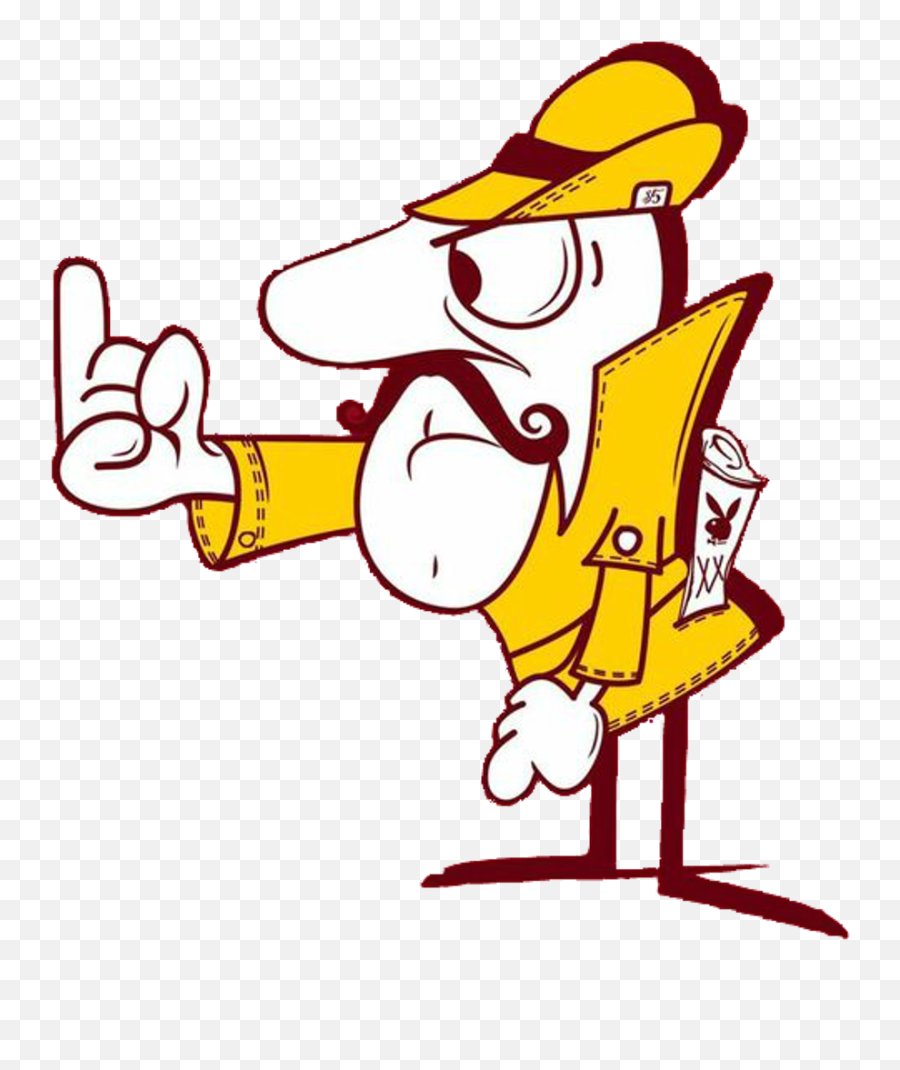 Inspector Clouseau Cartoon Clipart - Inspector Jacques Clouseau Cartoon Emoji,