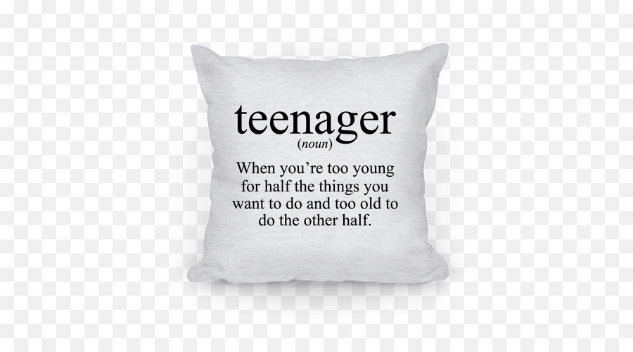 Teenager Posts Funny - Teenager Definition Pillow Emoji,Spock Quotes Emotion