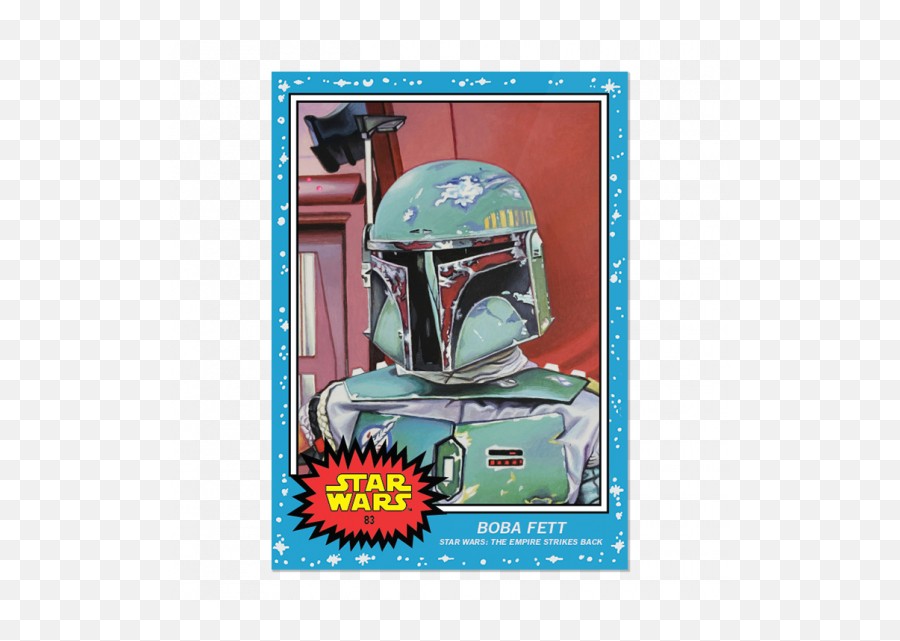 Topps Star Wars Living Card - Star Wars Topps Cards Captain Rex Emoji,Boba Fett Emoticon Art