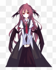 Anime Picture Search Engine - Arm Garter Bat Wings Bow Emoji,Closed Eyes Expressionless -emoticon -smiley Photo