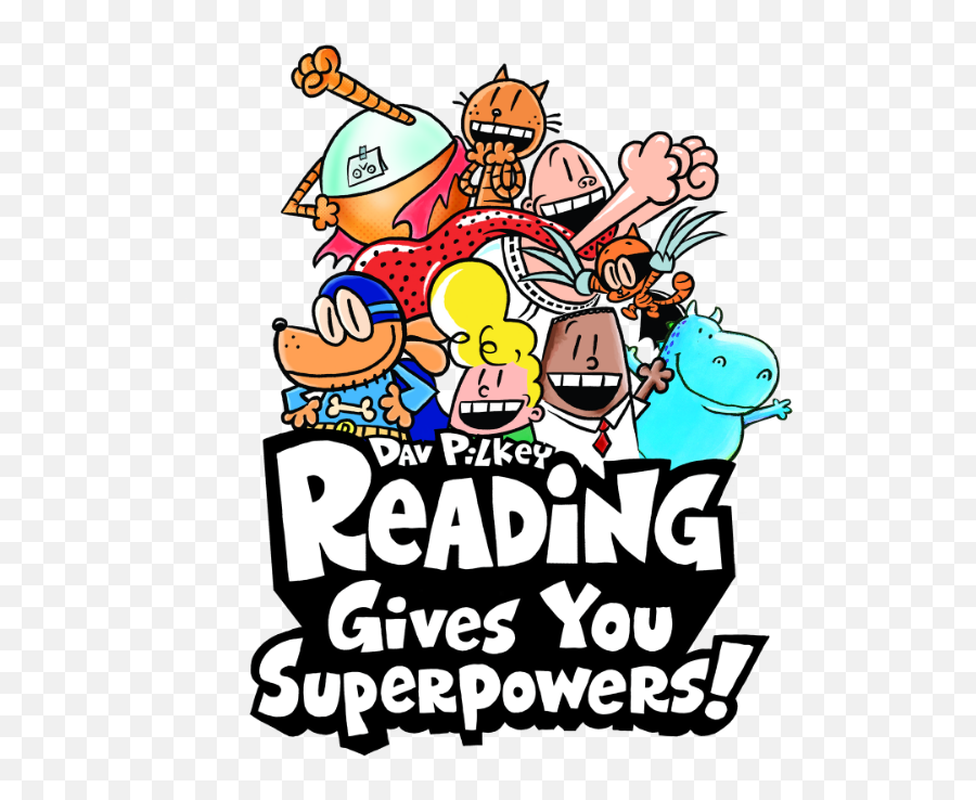 Dav Pilkey Gives You Reading Superpowers Emoji,A Man Of Many Emotions Song