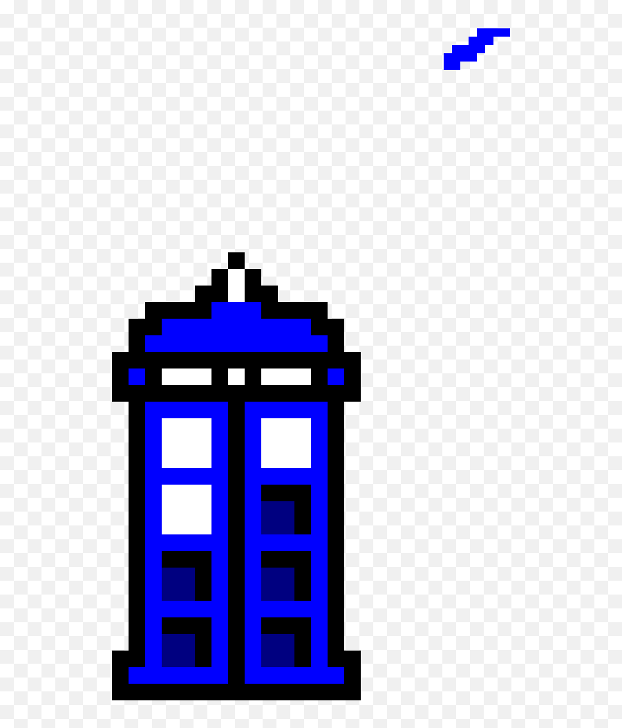 Tardis - Doctor Who Tardis Perler Beads Clipart Full Size Emoji,Garry's Mod Emoticon Art