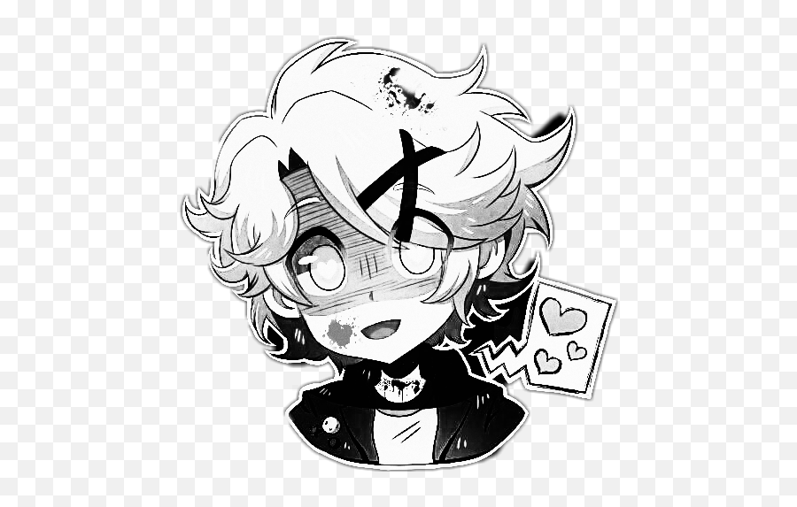 Mysticmessenger Yoosung Yandere Sticker By Em - Hair Design Emoji,Yoosung Emoji Gif