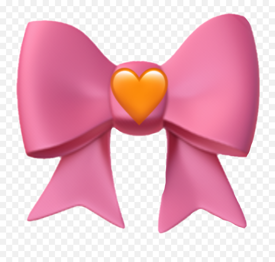 Emoji Pink Ribbon Bow Pinkbow Sticker - Emoji Bow,Bow Emoji