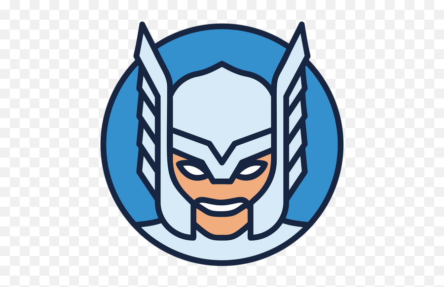 Thor Avengers Icon Of Colored Outline - Thor Icon Emoji,Avengers Emojis