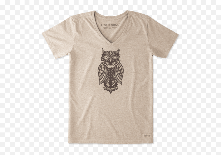 Sale Womens Magic Owl Crusher Vee - Eastern Screech Owl Emoji,Screech Emoji