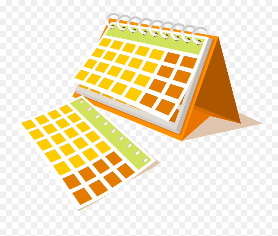 Calendar Desk Clipart - Horizontal Emoji,Emoji Desk Calendar