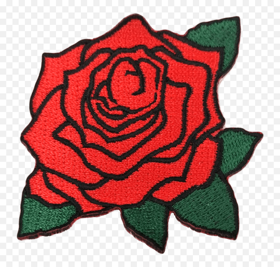 Red Rose Sticker Png Tumblr Freetoedit Clipart - Full Size Transparent Rose Patch Png Emoji,Red Rose Emoji