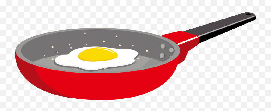 Fried Egg Omelette Frying Pan Kitchen - Clip Art Frying Egg Emoji,Frying Pan Emoji