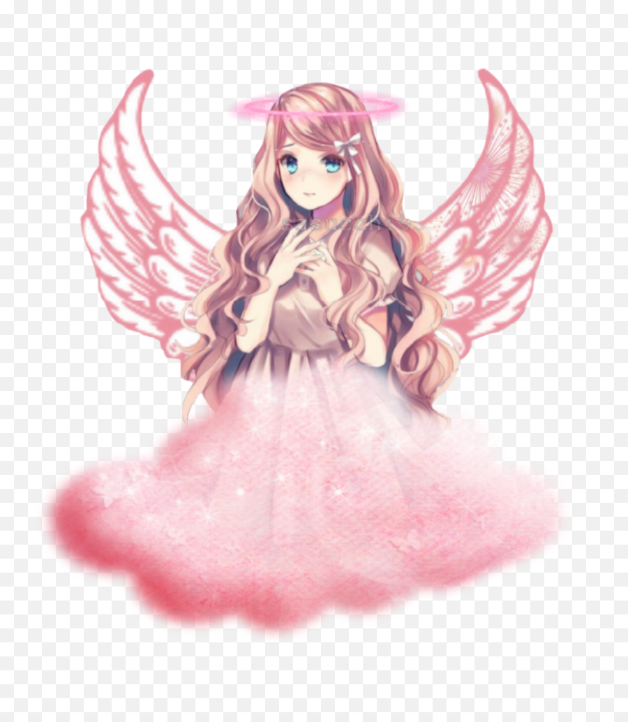 Angel Girl Cloud Halo Sticker By Dreamer Emoji,Girl Angel Emoji