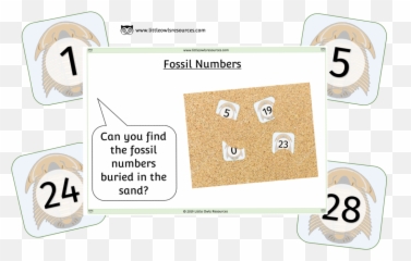 Free Fossil Numbers Printable Early Yearsey Eyfs Resource Emoji,Fossil Emoji