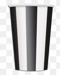 Black Striped Party Cups - Black And White Striped Paper Cups Emoji,Emoji Plastic Cups