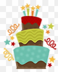 Cake Birthday Happybirthday Freebie Png - Birthday Clipart Birthday Cake Clipart Emoji,Emojis Birhtday Clipart
