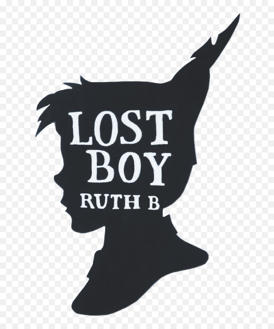 Lost Peter Black Ruth Cool Sticker By T R O O P - Lost Boy By Ruth B Emoji,Peter Pan Emojis