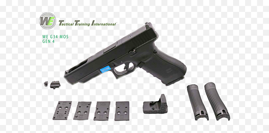 We Model 34 Gen4 Mos Gbb Pistol - We Glock 19 Mos Gbb Emoji,Airsoft Emoji B Patch