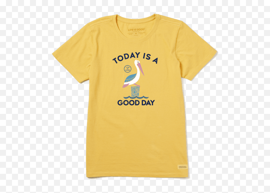 Sale Womenu0027s Good Day Pelican Crusher Tee Life Is Good - Short Sleeve Emoji,Hope You Had A Good Day Emoji