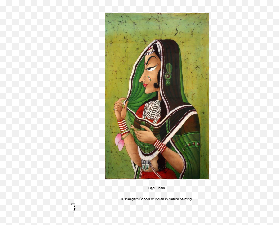 Pdf Rajput Women Representations Comparable To Western - Fine Arts Emoji,Emotions Portrayed In Art