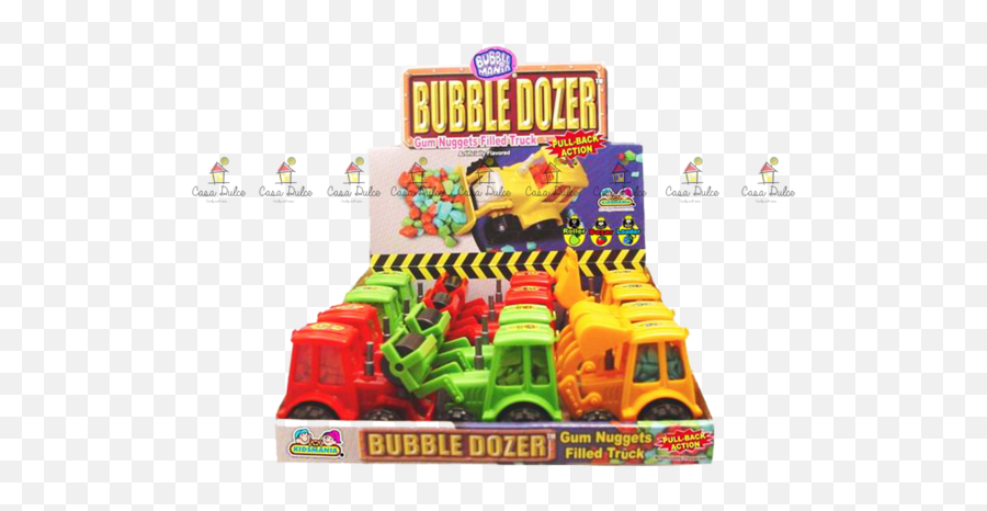 Kidsmania - Bubble Dozer Candy Bubble Dozer Toy Emoji,Dino Nuggets Emoji