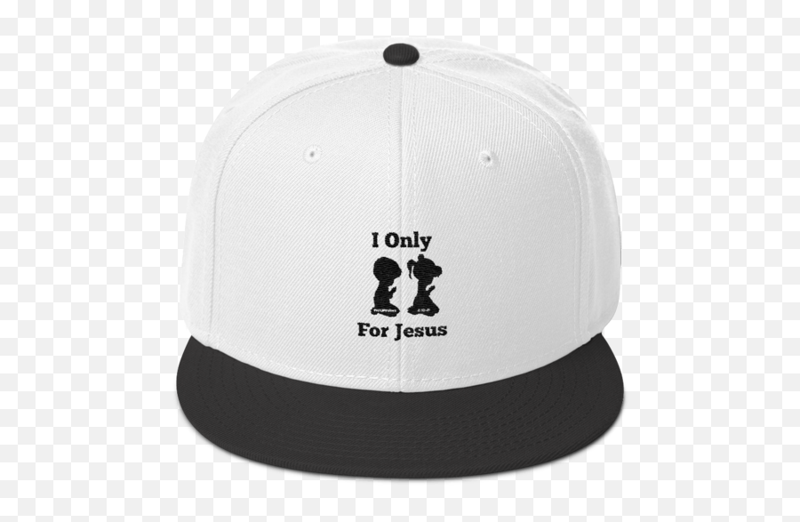 Snapback Hat - I Only Kneel For Jesus Snapback Hats Hats Unisex Emoji,Emoji Snapback