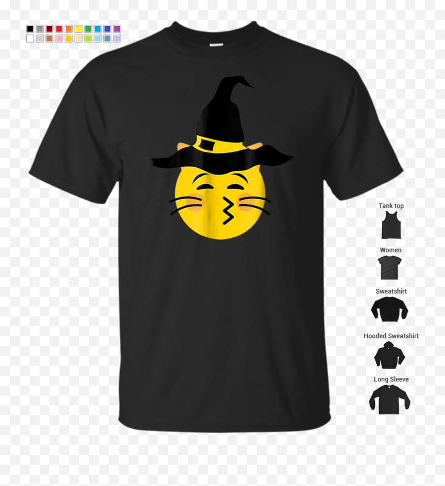 Kissy Face Kiss Cat Funny Emoji Halloween T Shirt - Barkintaz,Blow Kisses Emoticon