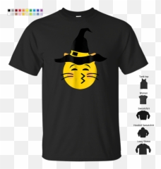 Kissy Face Kiss Cat Funny Emoji Halloween T Shirt - Barkintaz,Blow Kisses Emoticon
