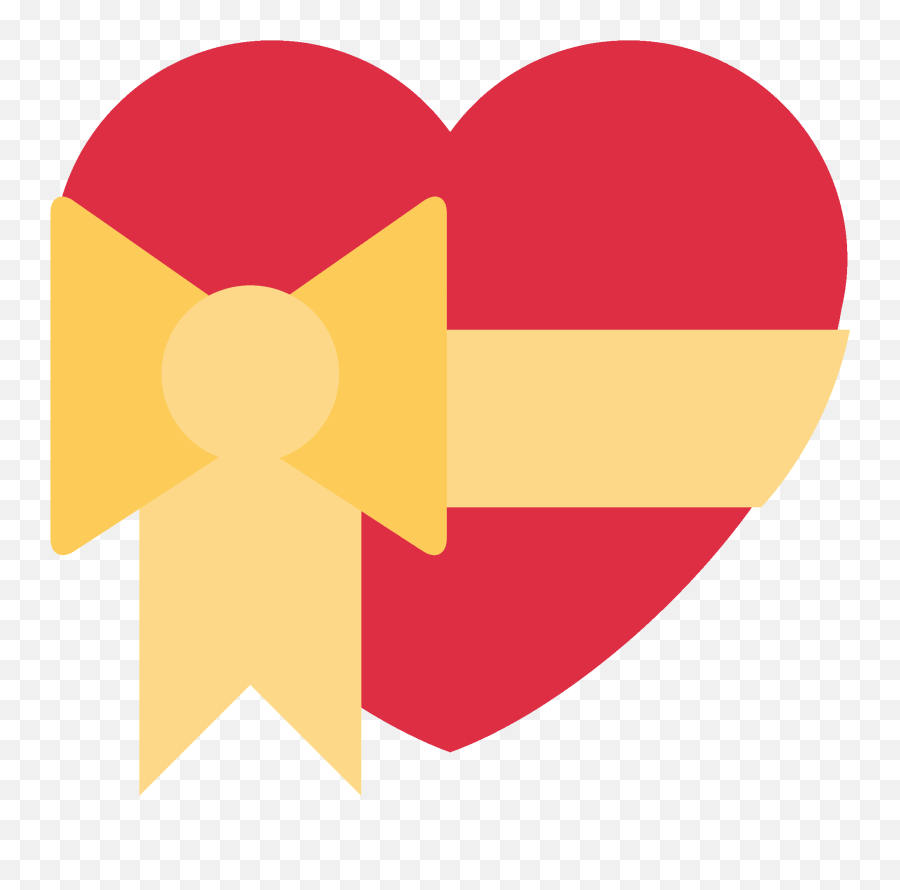 Heart With Ribbon Emoji Meaning With - Transparent Heart Emoji Twitter,Yellow Heart Emoji