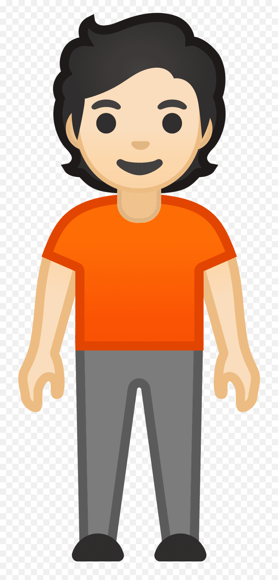 Person Standing Emoji Clipart - Dibujos De Dos Personas De Diferentes Tonos De Piel,Person Speeking Emojis