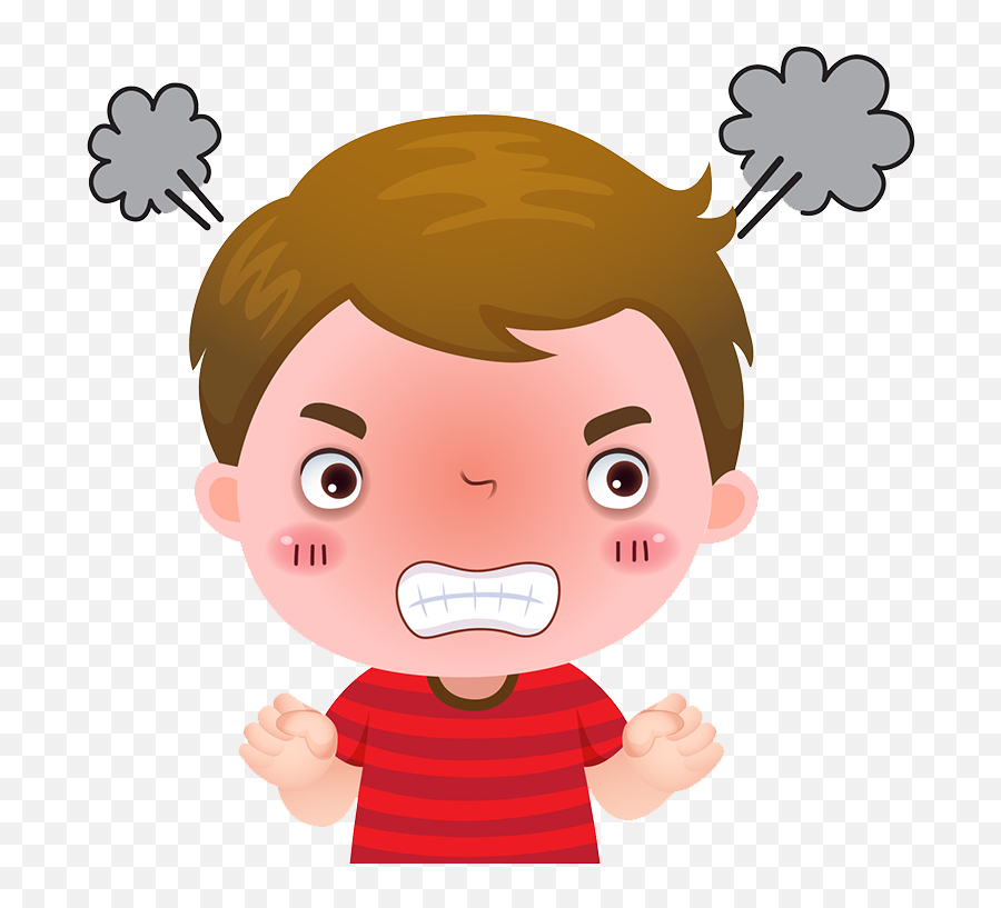 Download Hd Angry - Tarjeta De Las Emociones Transparent Png Animado Emociones De Enojo Emoji,Emojis Png Emocion