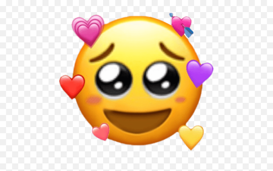 Emoji Love I - Pleading Face Emoji With Peace Sign,Malourishes Egifs Emojis