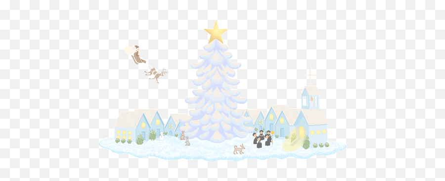 Gifs Animados De Navidad Casas - Gifs Animados De La Navidad Emoji,Emoticon Gif Animado De Navidad