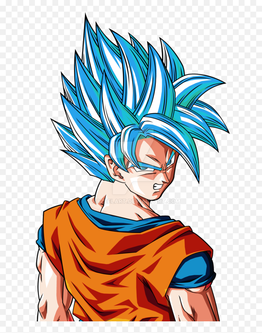 Son Goku Super Saiyan God Super Saiyan - Blue Son Goku Super Saiyan God Emoji,Angry Emoticon Facebook Super Sayian