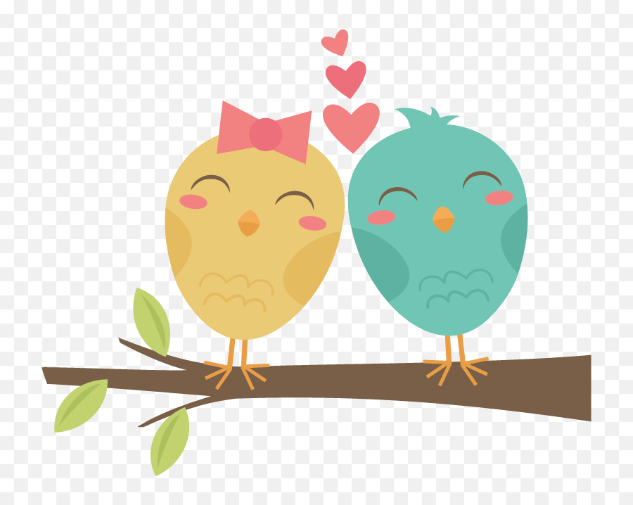 Lovebird Clipart - Transparent Love Bird Png Emoji,Love Birds Emoji