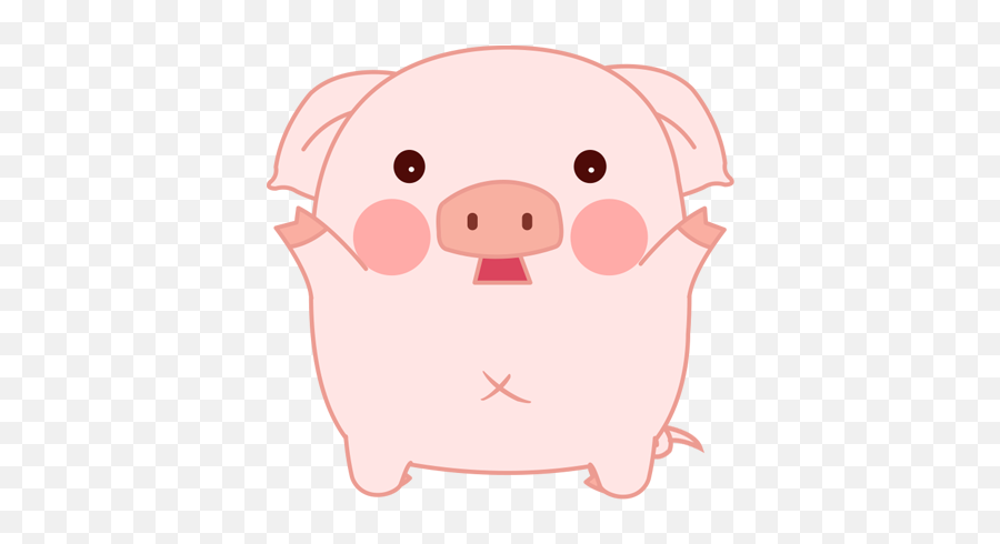 Fookpig By Thomas Sitter Emoji,Cute Piggy Text Emoticon