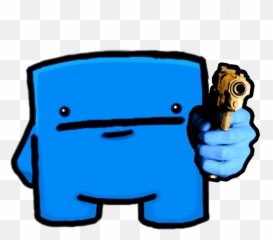 Man Put A Sticker - Fictional Character Emoji,Gun To Head Emoji