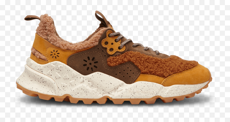 Ymc X Flower Mountain Womenu0027s Suede Kotetsu Trainers Sneakers - Brown Emoji,Running Shoes Emoji