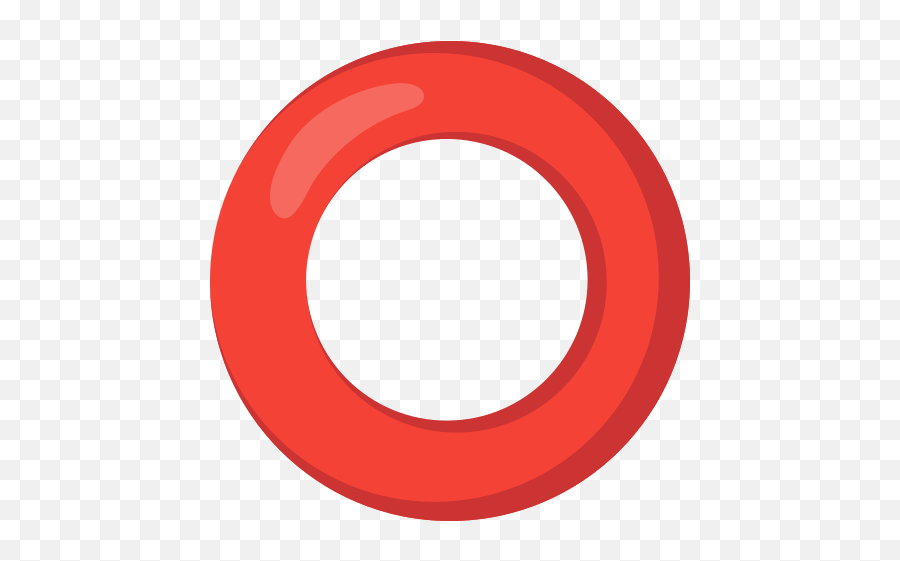 Hollow Red Circle Emoji,Emoji Meanig