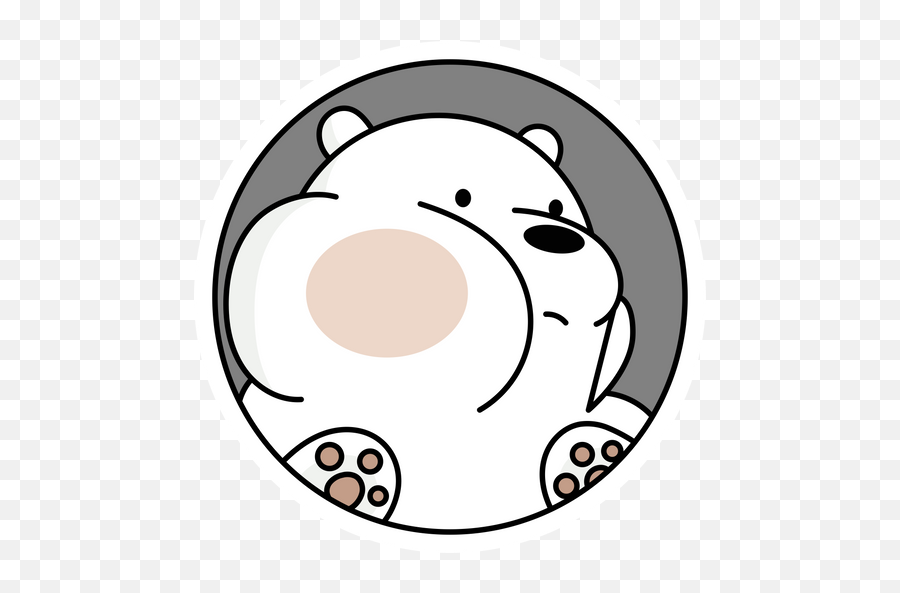 We Bare Bears Sticker Pack - Sticker Mania Emoji,Bear Hug Emoji