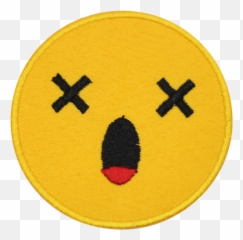 Astonished Face Emoji Embroidered Iron On Sew On Patch For Clothes7cm Ebay,Ukrianian Flag Emoji