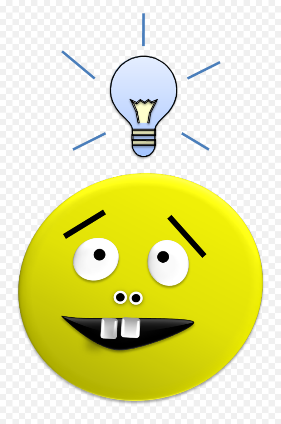 Bright Idea Smiley Globe Bulb Png Picpng - Epiphany Idea Emoji,Pot Leaf Emoticon