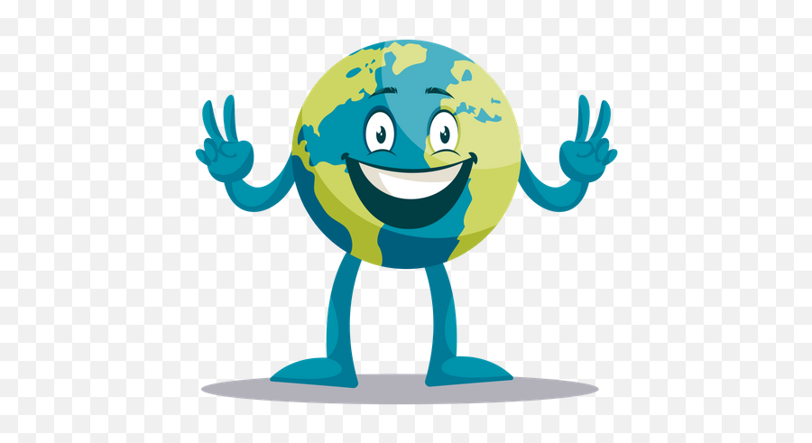 Top 10 Happy Earth Illustrations - Happy Emoji,Earth Emoticon