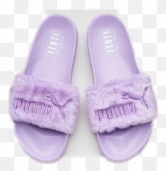 The Most Edited - Slide Puma Fenty Emoji,Purple Emoji Slippers