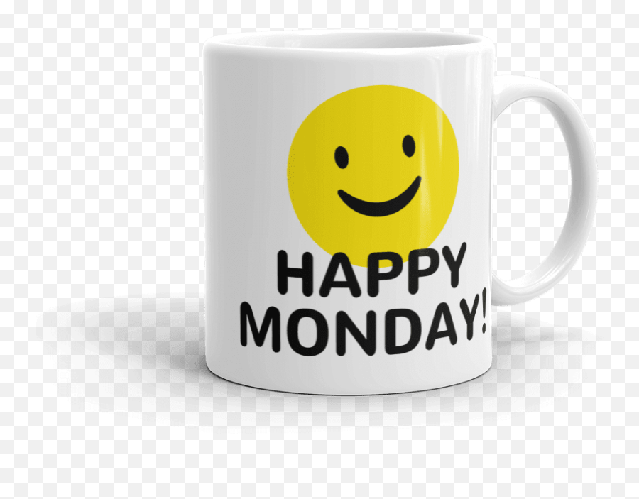 Happy Day - Left Handed Mug Serveware Emoji,Coffee Cup Emoticon