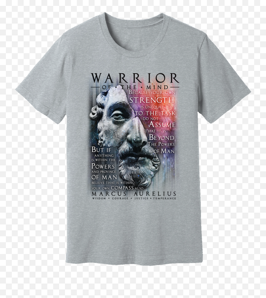 About Stoicism - Warrior Of The Mind Short Sleeve Emoji,Stoic Emotions