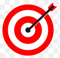 Target Red White Bow Arrow Sticker - Bullseye Clip Art Target Emoji,Emoji Stickers At Target