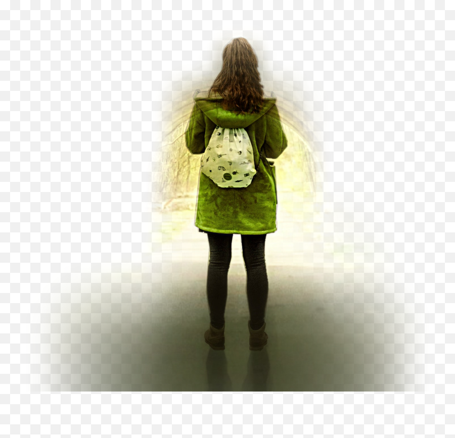 Girl Standing Sticker By - Tomar Fotos En Museos Emoji,Bag Of Emotions