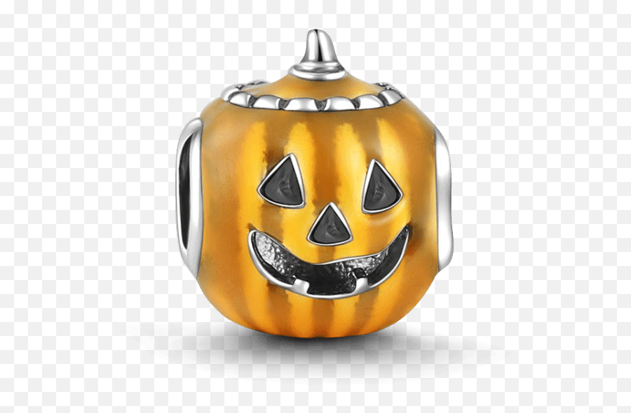 Pumpkin Lantern Complete Charm Bracelet - Happy Emoji,Pumpkin Emoji Pillow